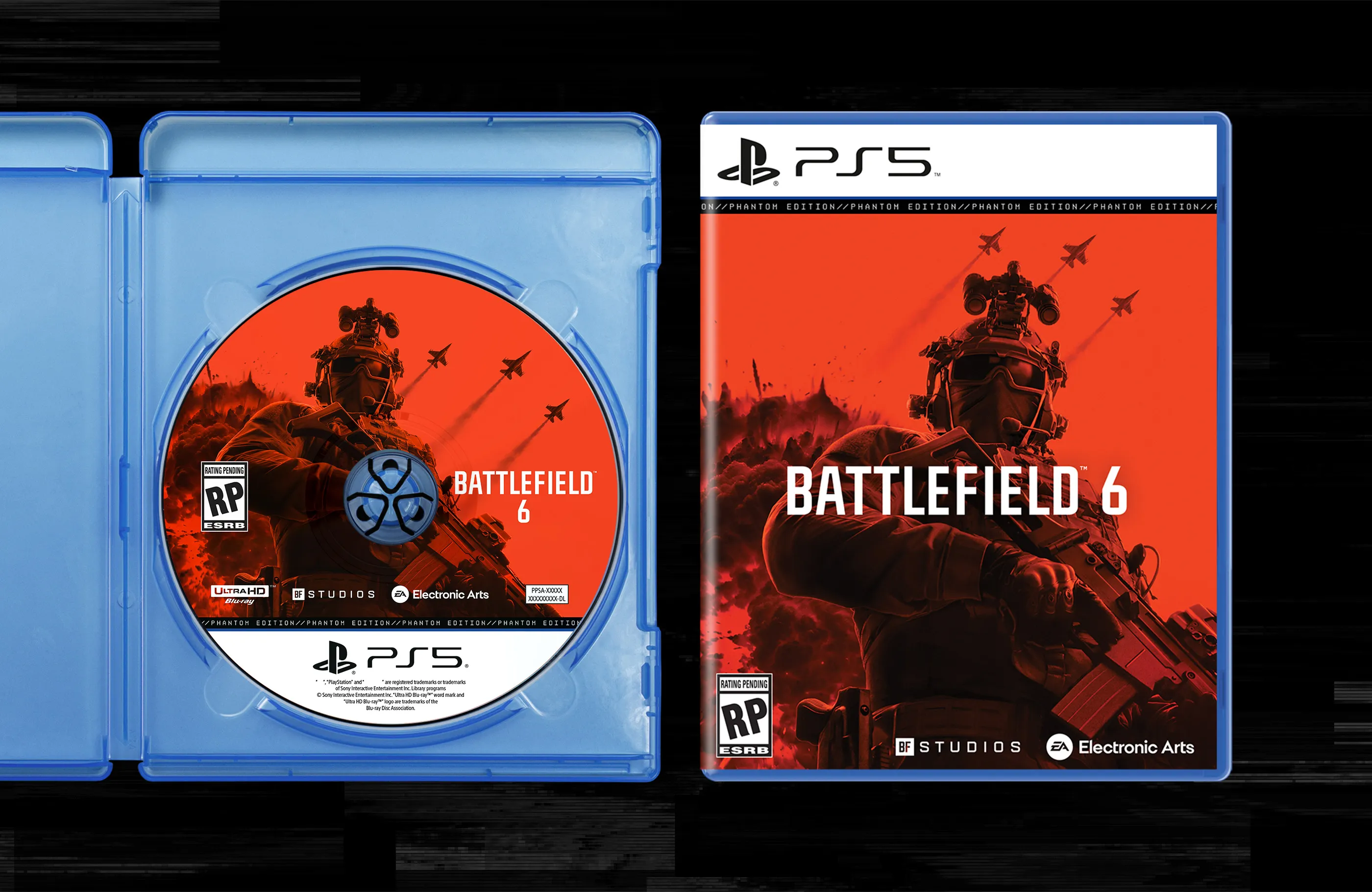 PlayStation 5 packfront for the Phantom Edition of Battlefield 6.