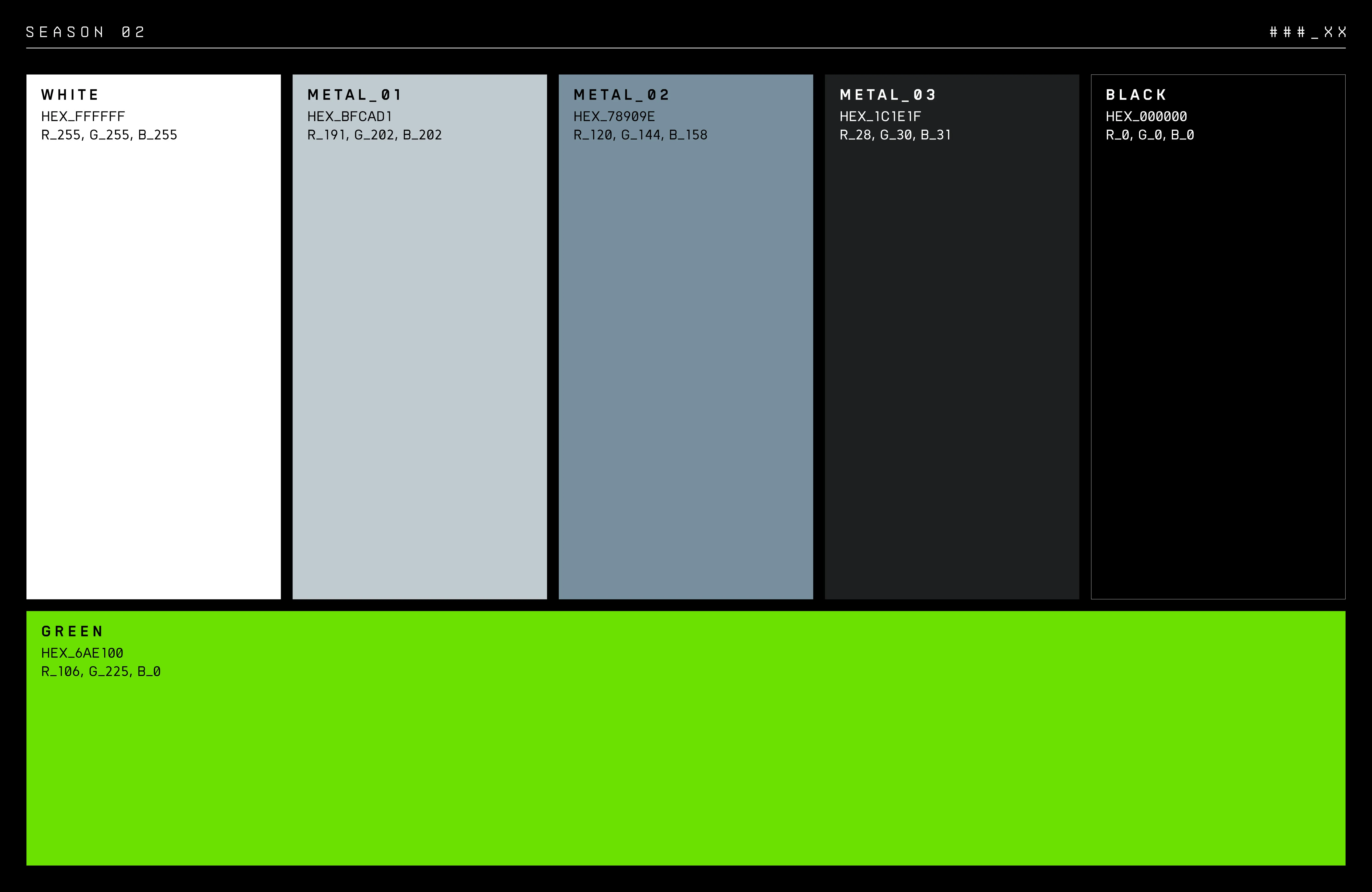 Season 2 color scheme.